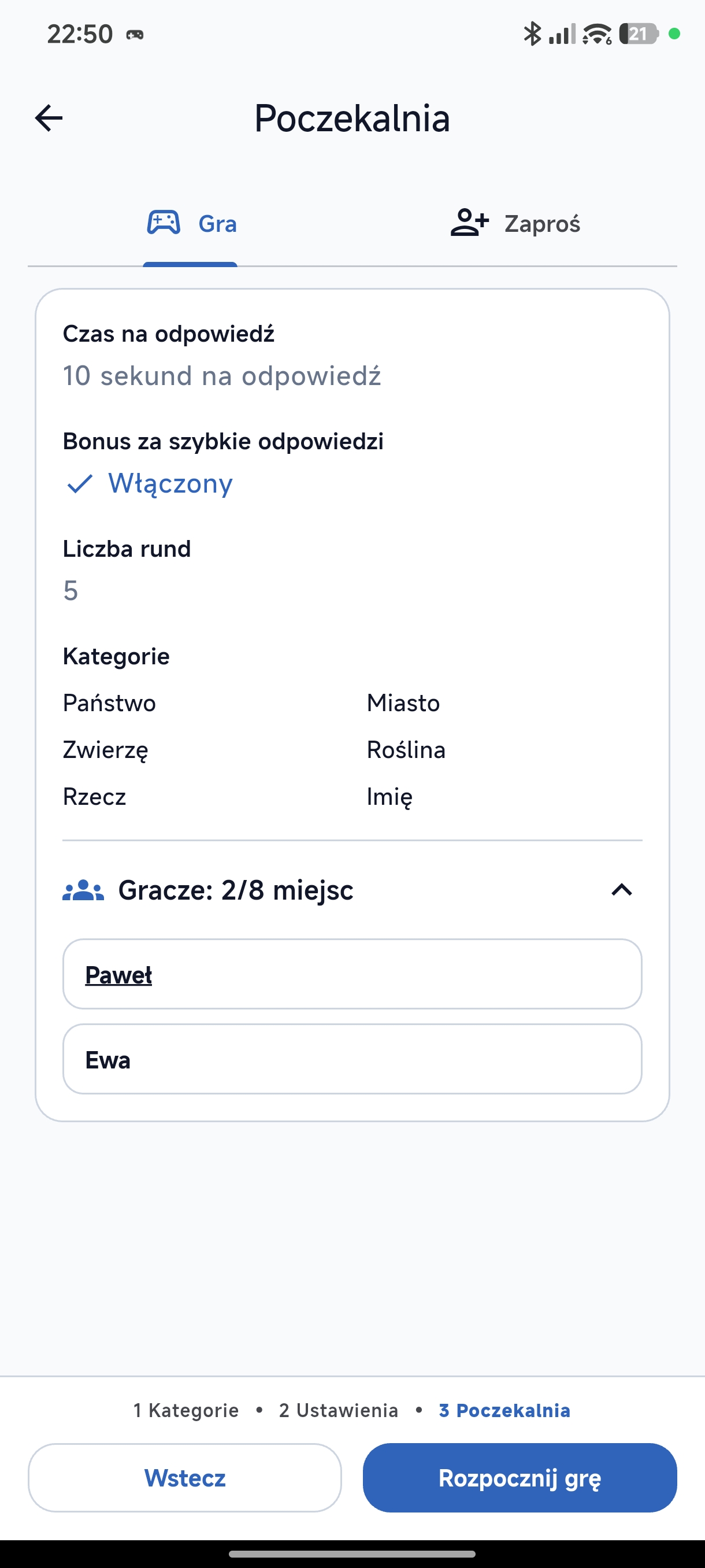 Poczekalnia prowadzącego