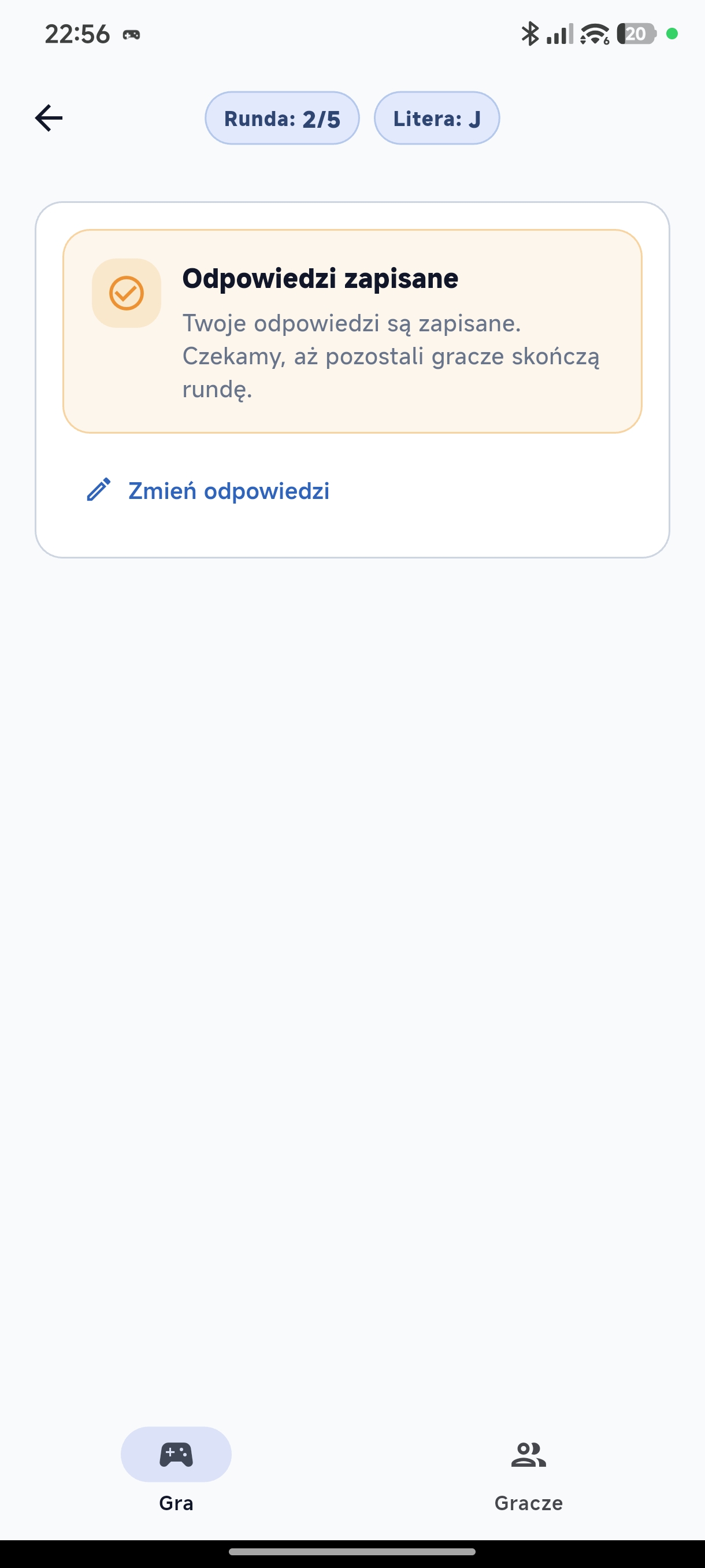 Ekran wspólnego oceniania odpowiedzi